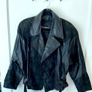 Vintage Black Leather Jacket